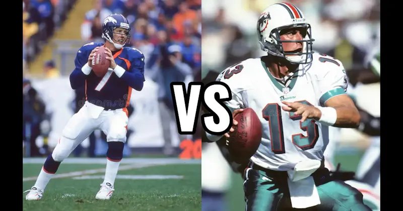 Dan Marino vs. John Elway