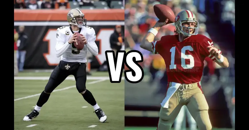 Drew Brees vs. Joe Montana