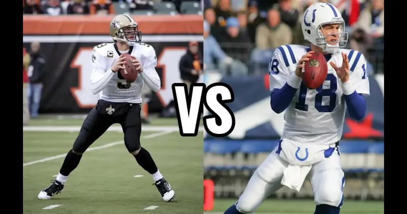 Drew Brees vs. Peyton Manning