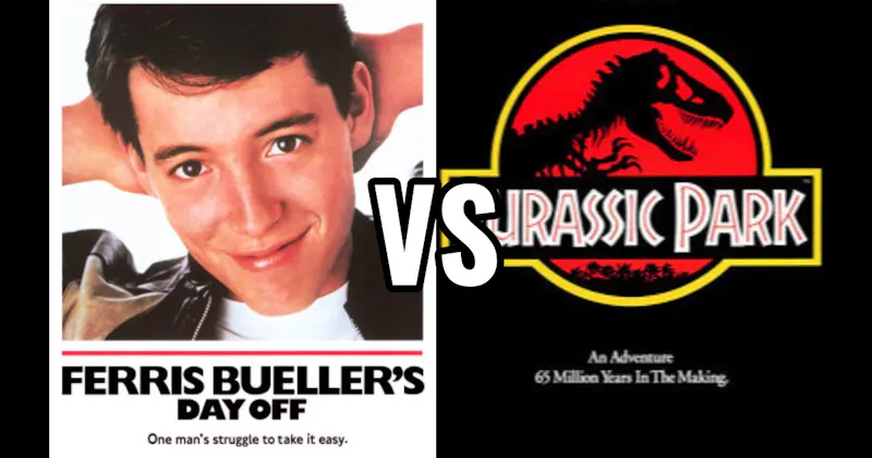 Ferris Bueller's Day Off vs. Jurassic Park