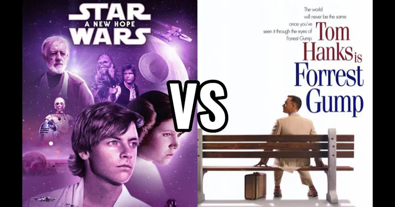Forrest Gump vs. Star Wars: A New Hope