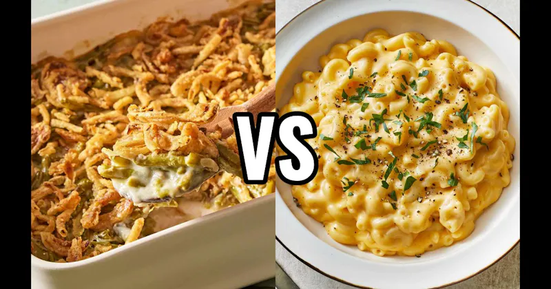 Green Bean Casserole vs. Macaroni and Cheese