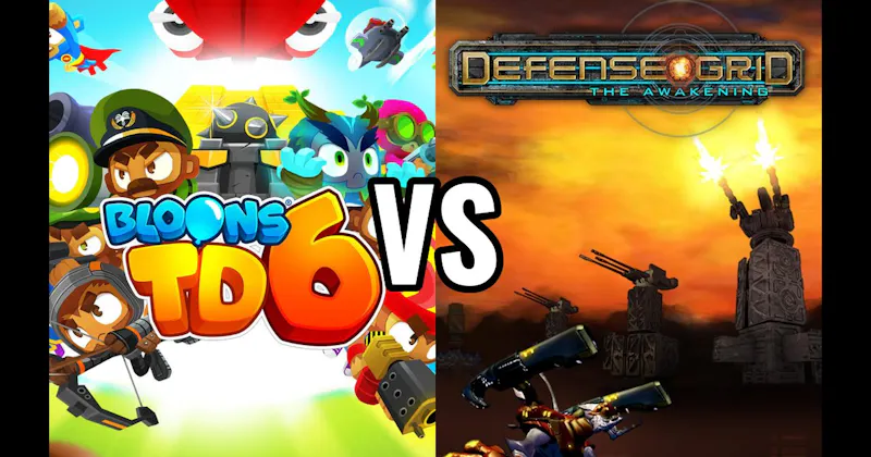 Bloons TD 6 vs. Defense Grid - The Awakening