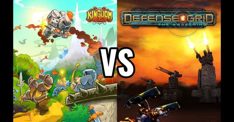 Defense Grid - The Awakening vs. Kingdom Rush