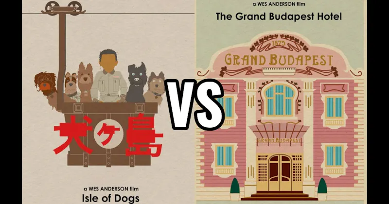 Isle of Dogs vs. The Grand Budapest Hotel