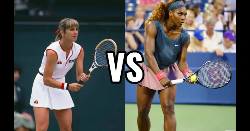 Chris Evert vs. Serena Williams